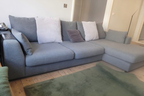 Dfs grey acrylic - blend, fabric