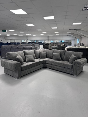Grey verona corner sofa - grey,