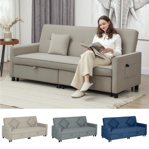 Sectional seater sofa - 3, bed