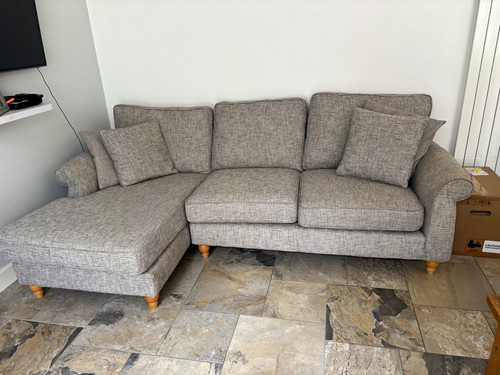 Next grey fabric - corner, chaise