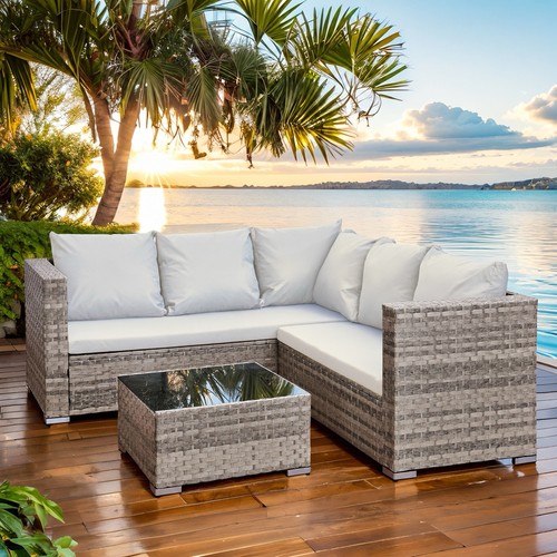Dove grey rattan seat - 5,