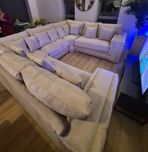 Shape corner sofa beige - sofa, |