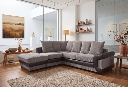 Dino fabric corner sofa - dino,