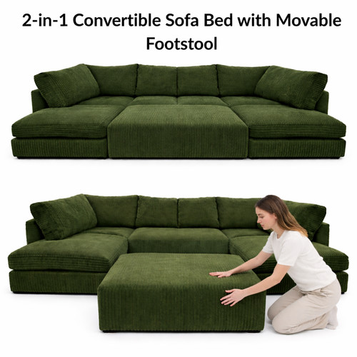 Cinema shape sofa - u, jumbo