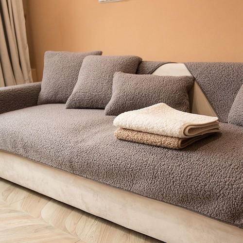 Faux lamb wool sofa - lamb,