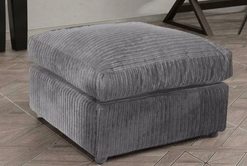 Jumbo cord corner sofa suite - cord,