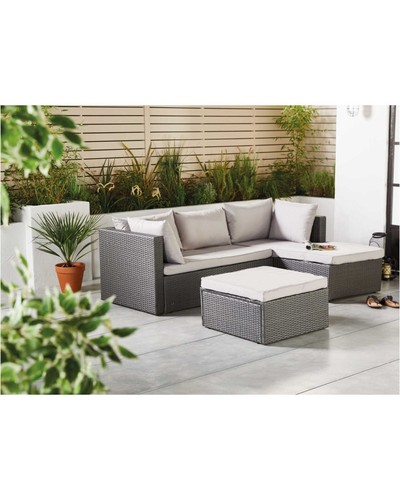 Anthracite luxury rattan - anthracite,