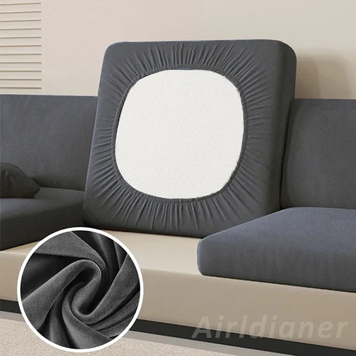 Velvet sofa seat cushion - velvet, cover