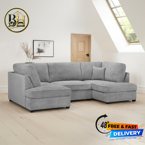 Carnaby grey boucle - grey, shape