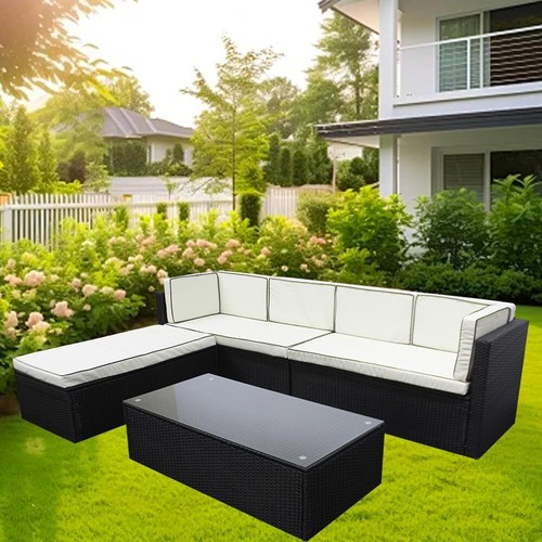 Seater rattan garden - seater, corner