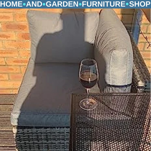 Single corner sofa rattan - single, pe