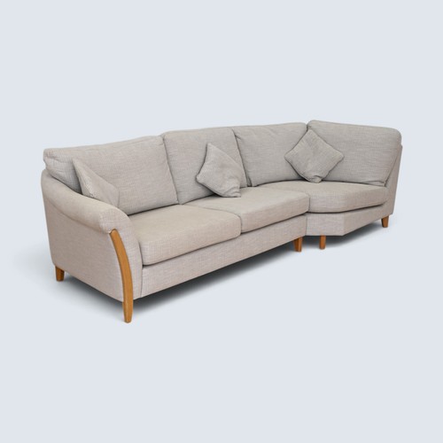 Ercol corner sofa light grey - sofa,