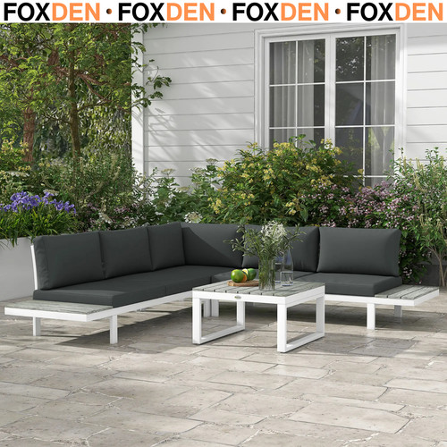 Piece garden corner sofa - 4,