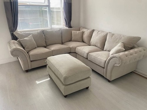 Nicola corner sofa grey - nicola,