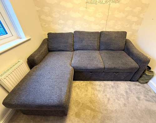 Costco grey fabric corner - costco,