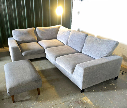 Dfs contemporary grey tweed - contemporary, /